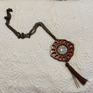 Three Birds Nest Whiskey Pendant Necklace